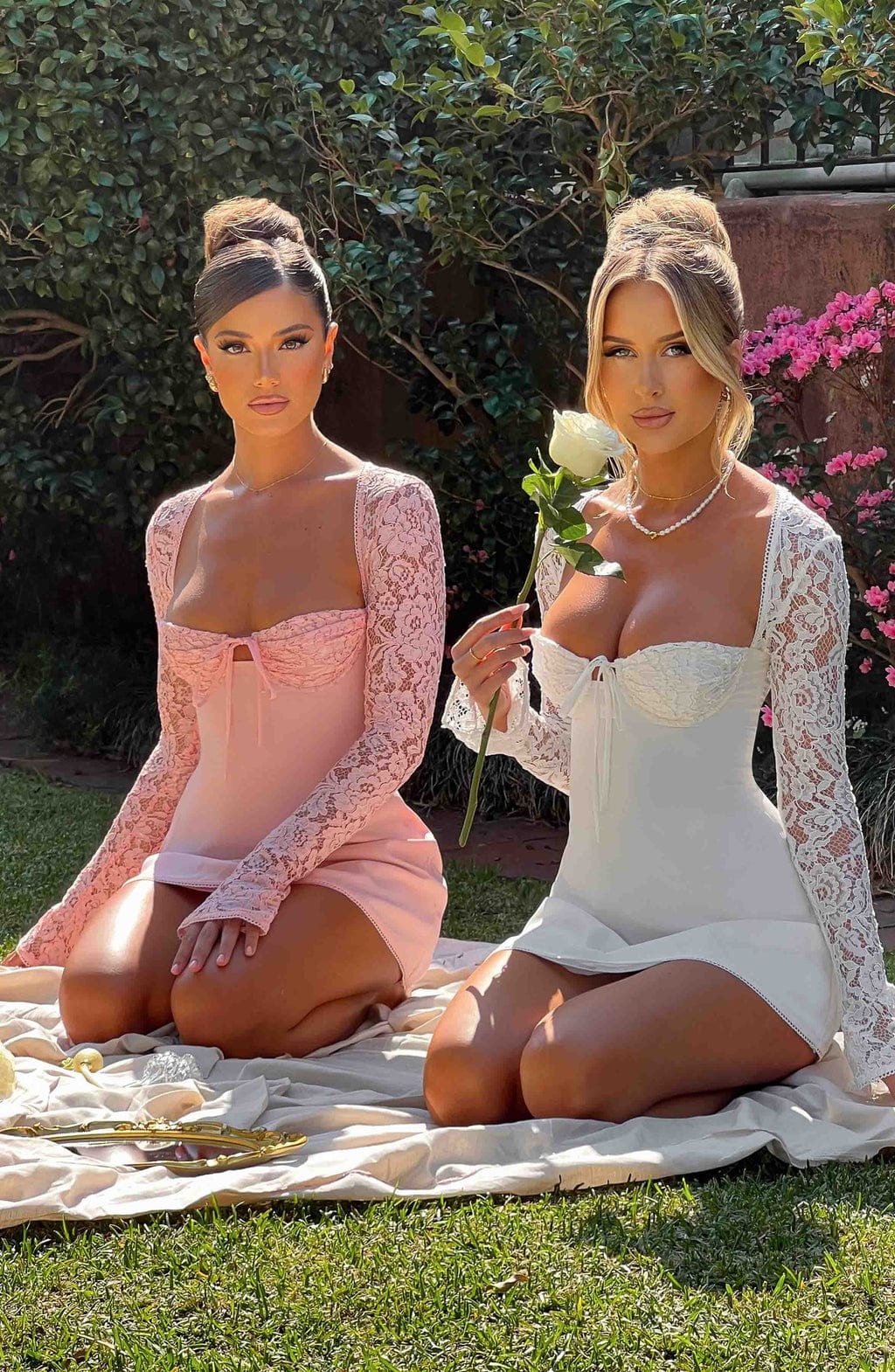 Jacinta Mini Dress Blush – Vestido Mini Jacinta Blush, Delicadeza e Elegância em Cada Detalhe
