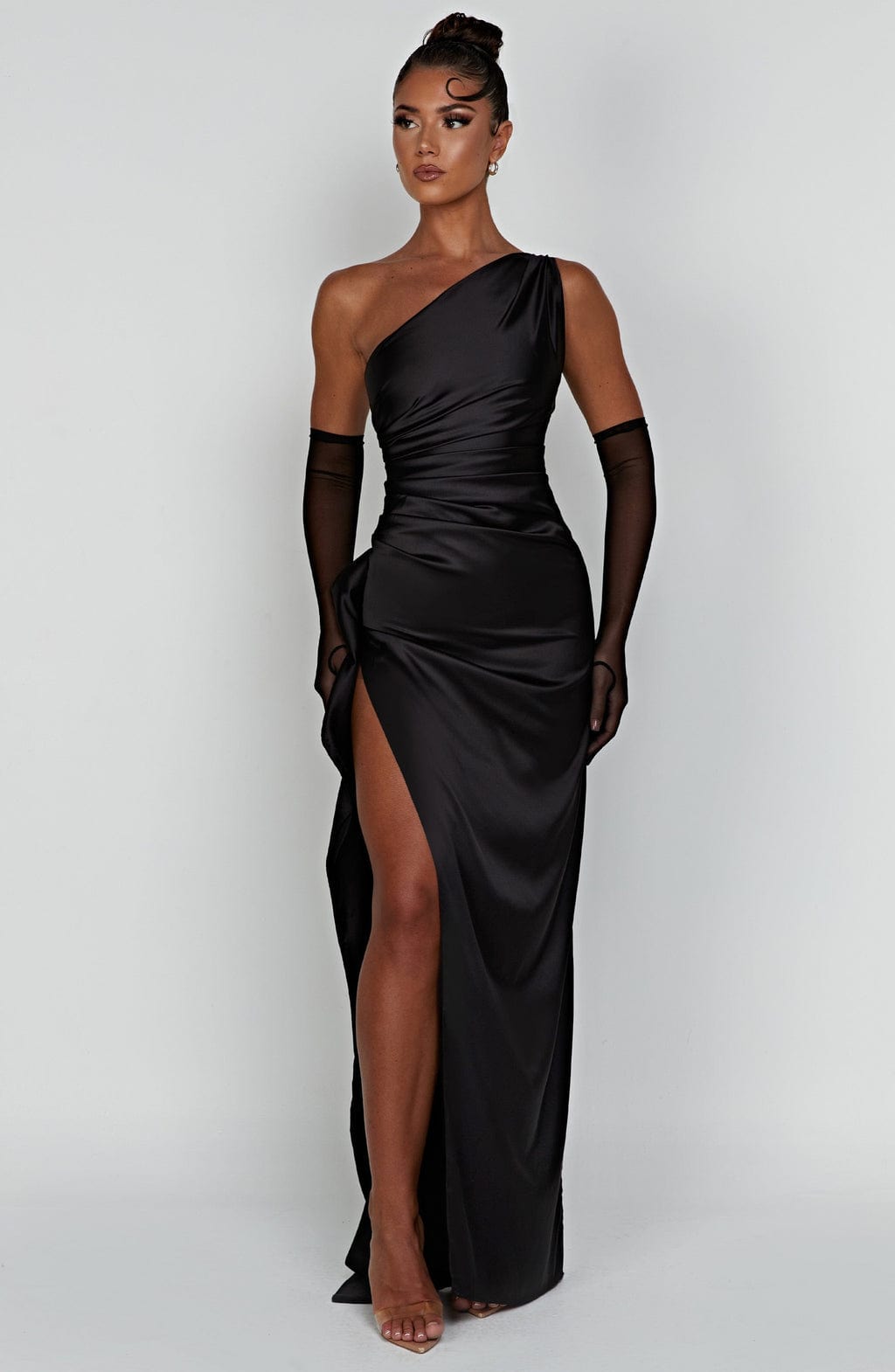 Ariel Maxi Dress Black - Vestido Longo Ariel Preto, Elegância Atemporal e Sofisticação Exclusiva