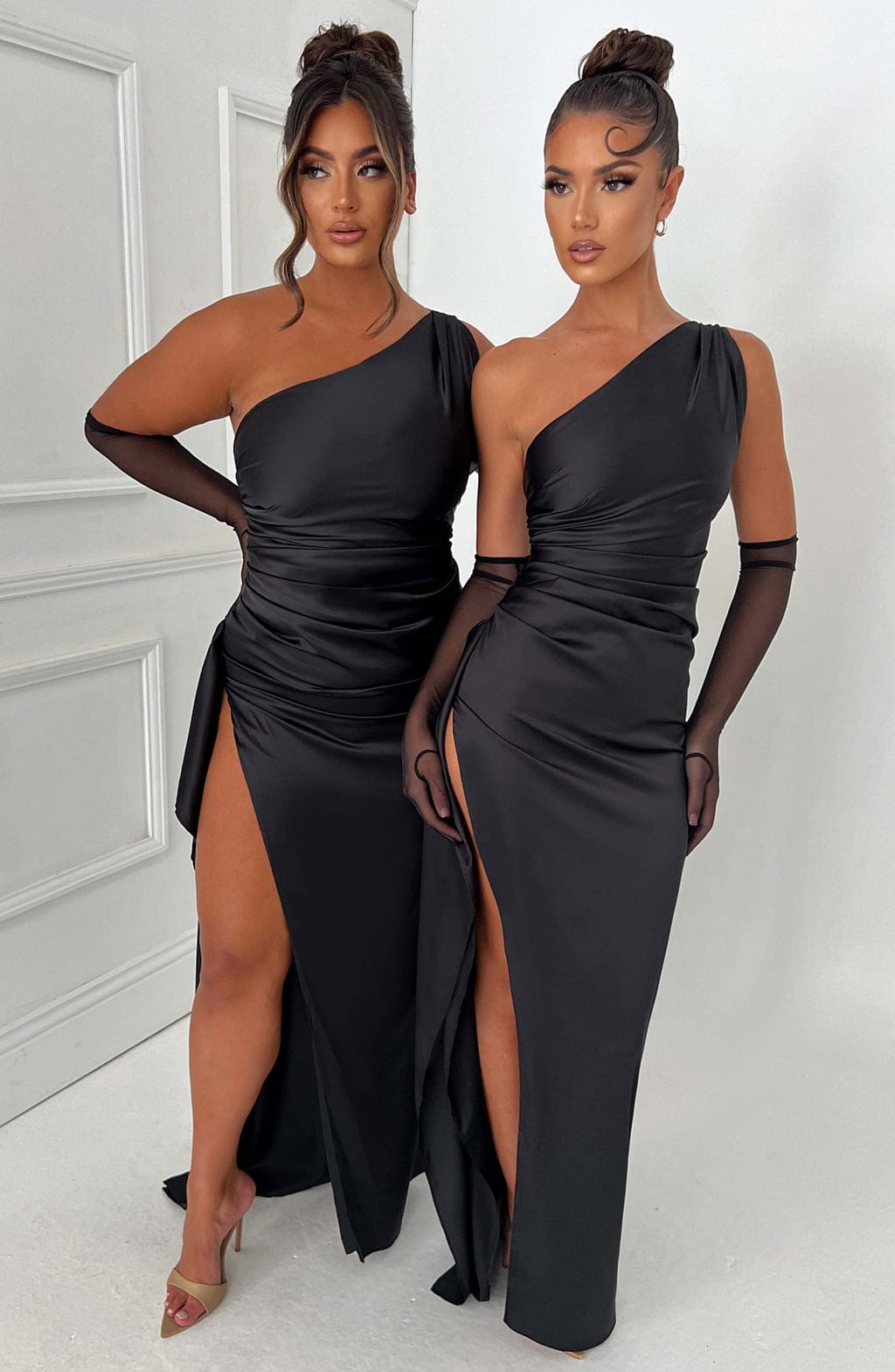 Ariel Maxi Dress Black - Vestido Longo Ariel Preto, Elegância Atemporal e Sofisticação Exclusiva