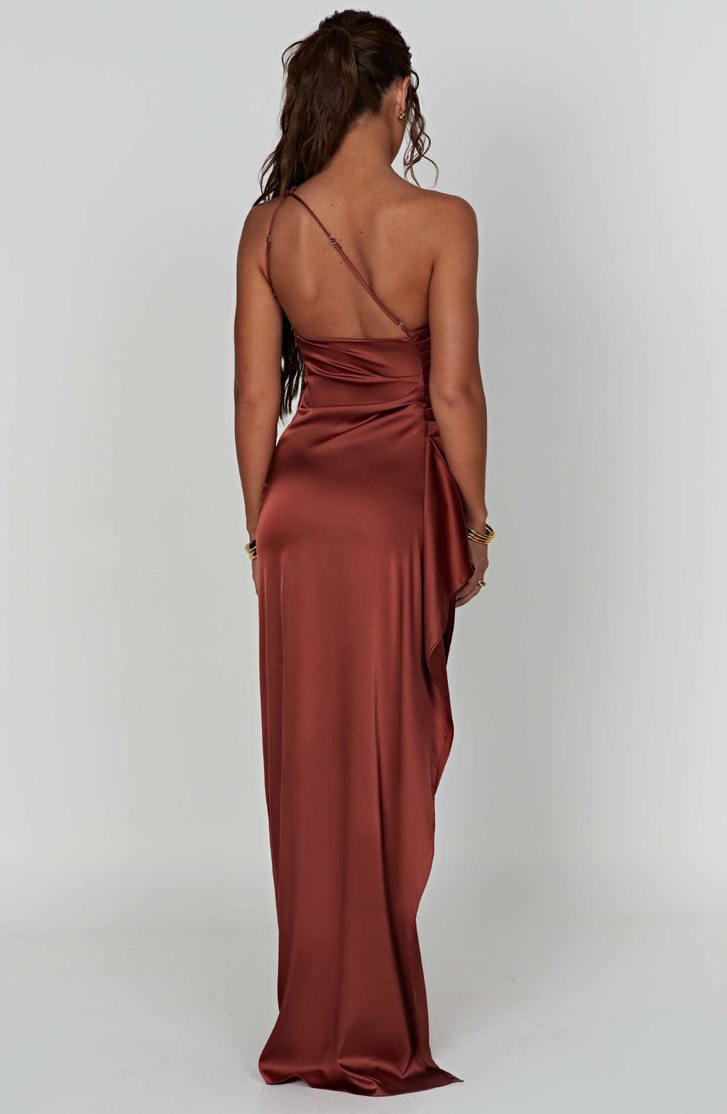 Ariel Maxi Dress Rust - Vestido Longo Ariel Terracota, Elegância e Sofisticação em Tons Quentes