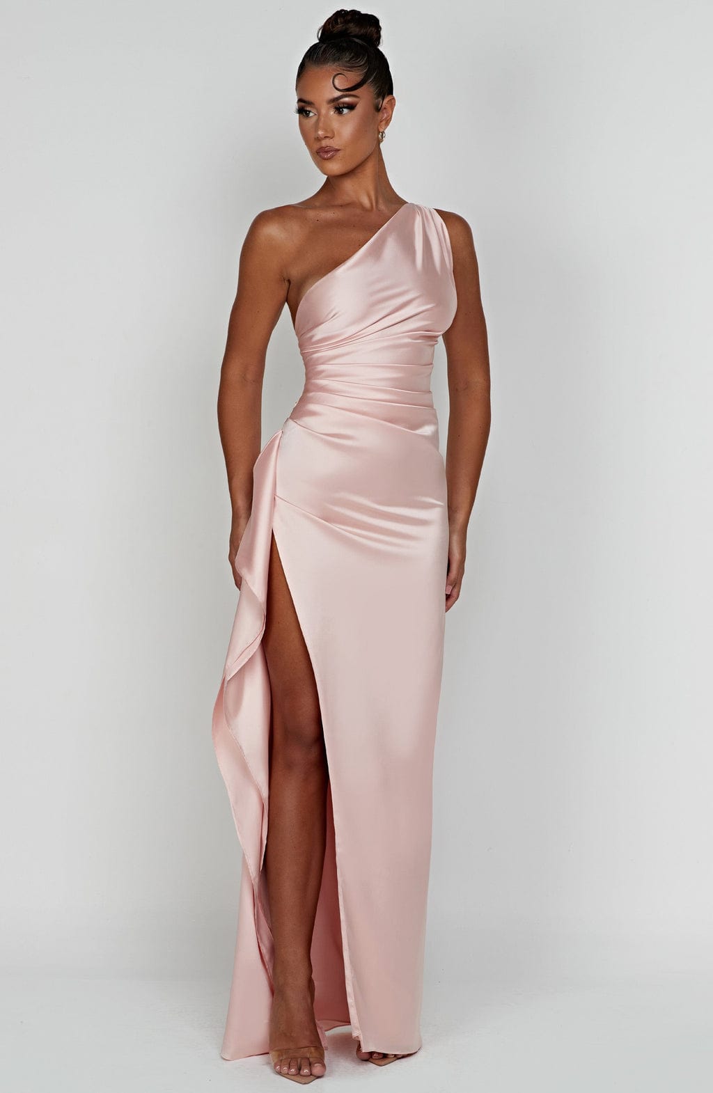 Ariel Maxi Dress Blush - Vestido Longo Ariel Blush, Sofisticação Romântica e Elegância Atemporal