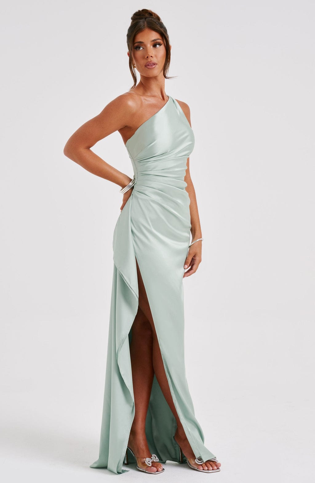 Ariel Maxi Dress Sage - Vestido Longo Ariel Verde Sage, Elegância Suave e Sofisticação Atemporal